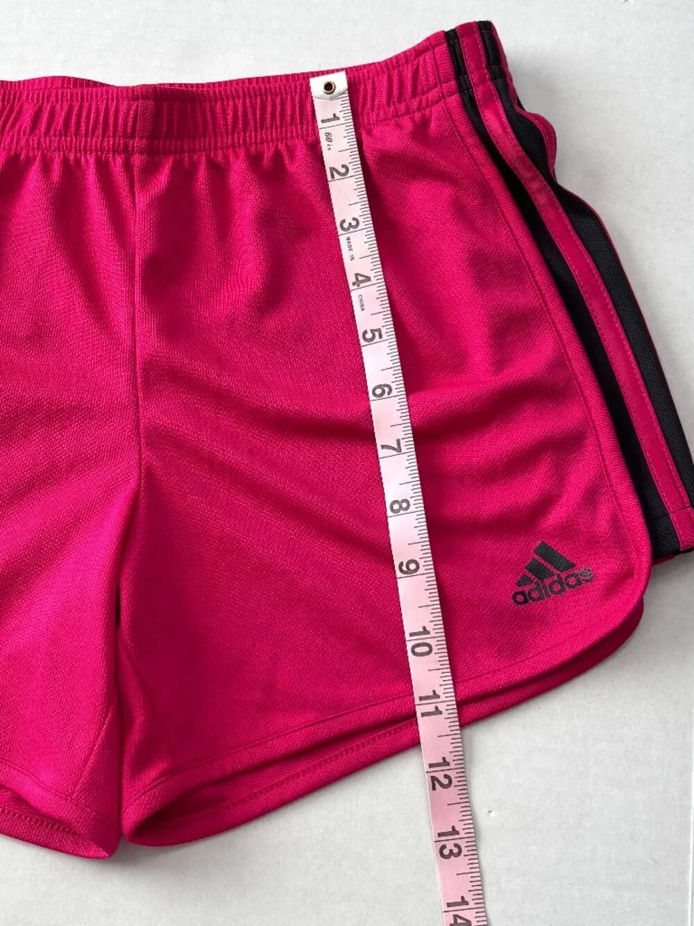 Adidas Girls Pacer 3-Stripe Active Shorts Size XL (14/16)